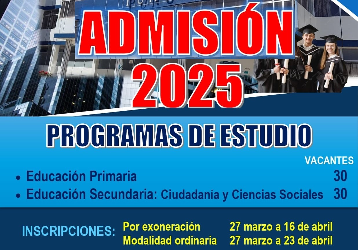Modalidades de admisión